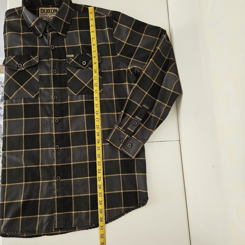 DIXXON The Boot Hill Men's Flannel Plaid Long Sleeve Button Down Shirt L - Picture 12 of 12